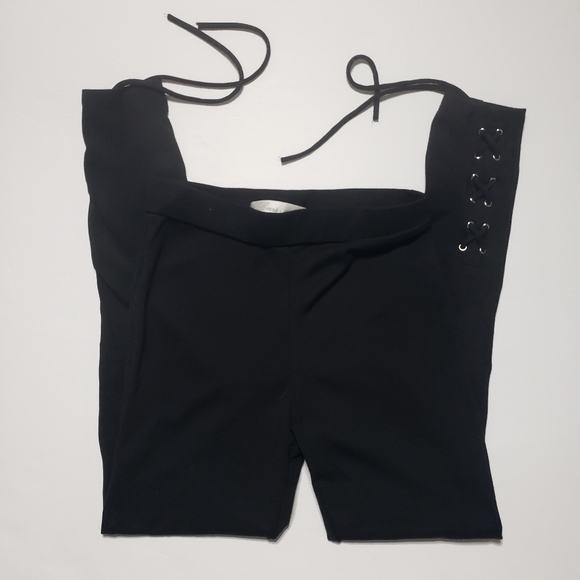 Lovers + Friends Black Waltz Side String Legging - Picture 5 of 9